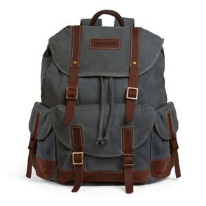 Uncharted 1 2 Drake Canvas Backpack Bag Figure Fits Laptop Sony Naughty Dog NEW